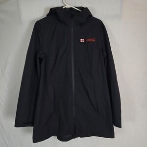 Mercer + Mettle Coca-Cola Swire Workers Uniform Black Hooded Jacket